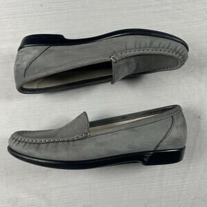 SAS Simplify Loafers Women's Size 9 N Gray Slip On Casual Suede Shoes
